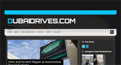 Desktop Screenshot of dubaidrives.com
